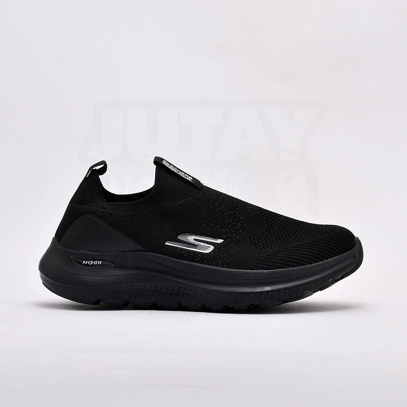 SKECHERS ARCH FIT ALL BLACK (068) –