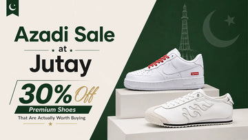 Azadi Sale at Jutay 30%