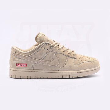 DUNK LOW X SUP - BEIGE ( REAL SUEDE )