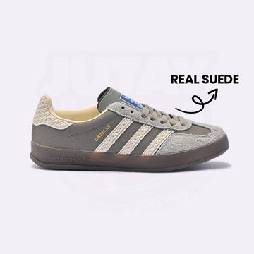 GAZELLE - GREY ( REAL SUEDE)