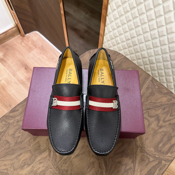 BELLY LEATHER LOAFER - BLACK (SA027)