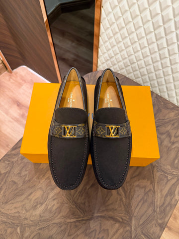 LOUI SUEDE LOAFER - BROWN (5027-16)
