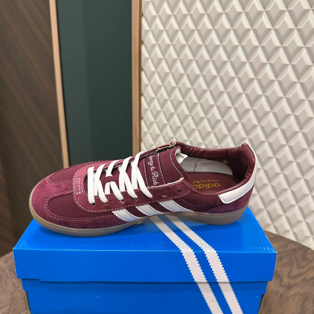 SPEZIAL SPORTY & RICH - BURGUNDY (REAL SUEDE)