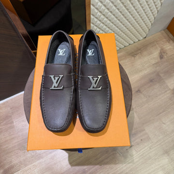 LOUI LEATHER LOAFER - BROWN (SA005)
