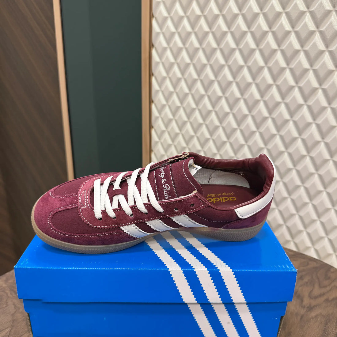 SPEZIAL SPORTY & RICH - BURGUNDY (REAL SUEDE)