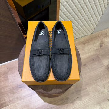 L V MAJOR LOAFER - MATTE BLACK (A1104)