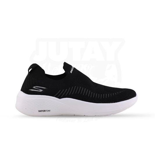 SKECHERS VAPORFOAM - BLACK WHITE (56636)