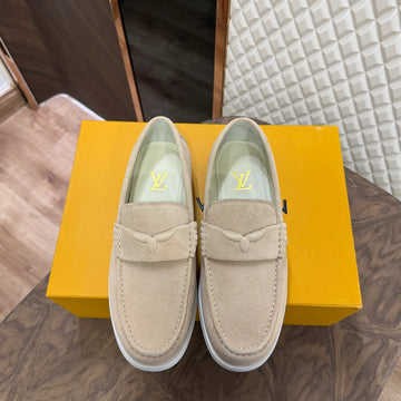 CROISE MAJOR LOAFER - BEIGE (REAL SUEDE)