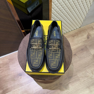 FEND MAJOR LOAFER - BROWN PRINT