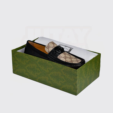 GUCC LOAFER - BLACK (A015)