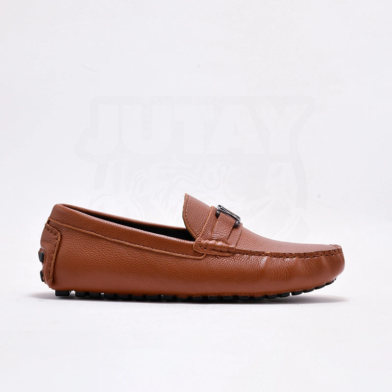 L V LOAFER- BROWN (LEATHER)