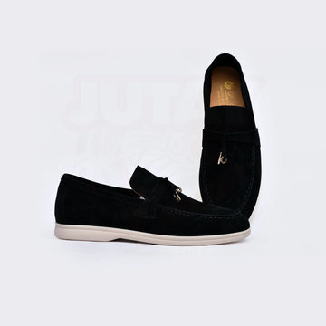 LP CHARMS - BLACK ( REAL SUEDE )