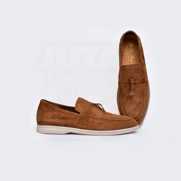 LP CHARMS - BROWN ( REAL SUEDE )