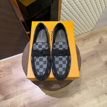 L V MAJOR LOAFER - GRAPHITE PATTERN (A1103)