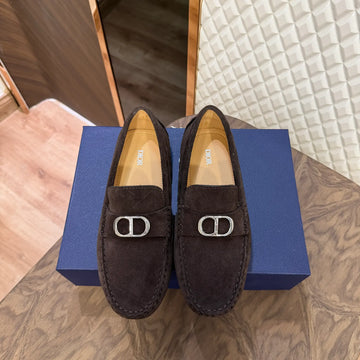DIO SUEDE LOAFER - BROWN (002)