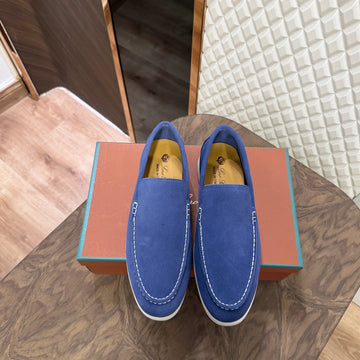 LP LOAFER - BLUE (REAL SUEDE)