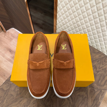 CROISE MAJOR LOAFER - BROWN (REAL SUEDE)