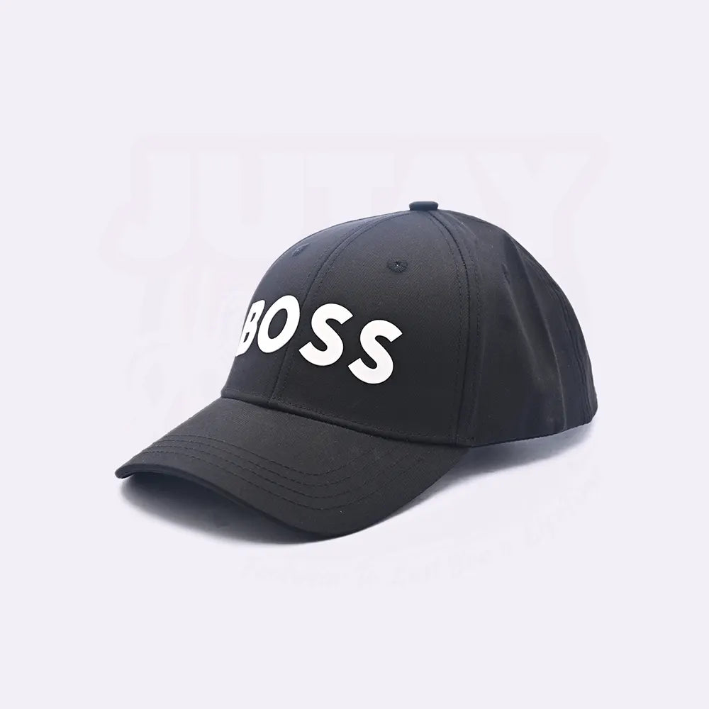 BOSS CAP - BLACK WHITE