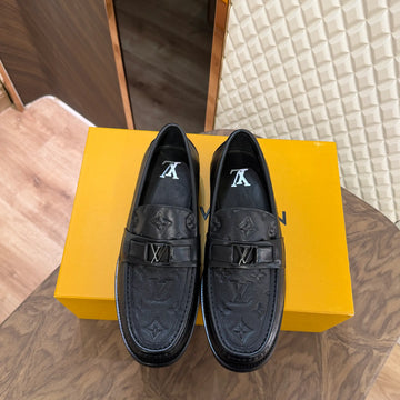 LOUI MAJOR LOAFER - BLACK EMBOSSED (SA050)