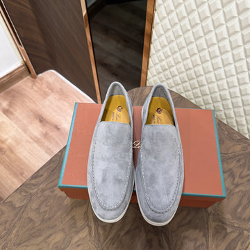LP LOAFER - GREY (REAL SUEDE)