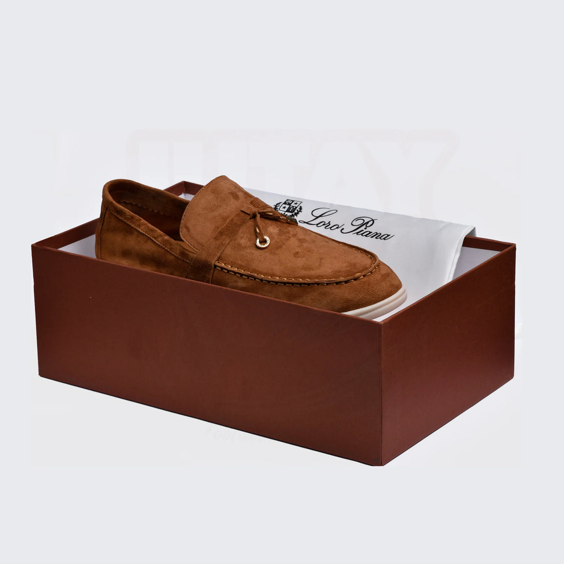 LP CHARMS - BROWN ( REAL SUEDE )