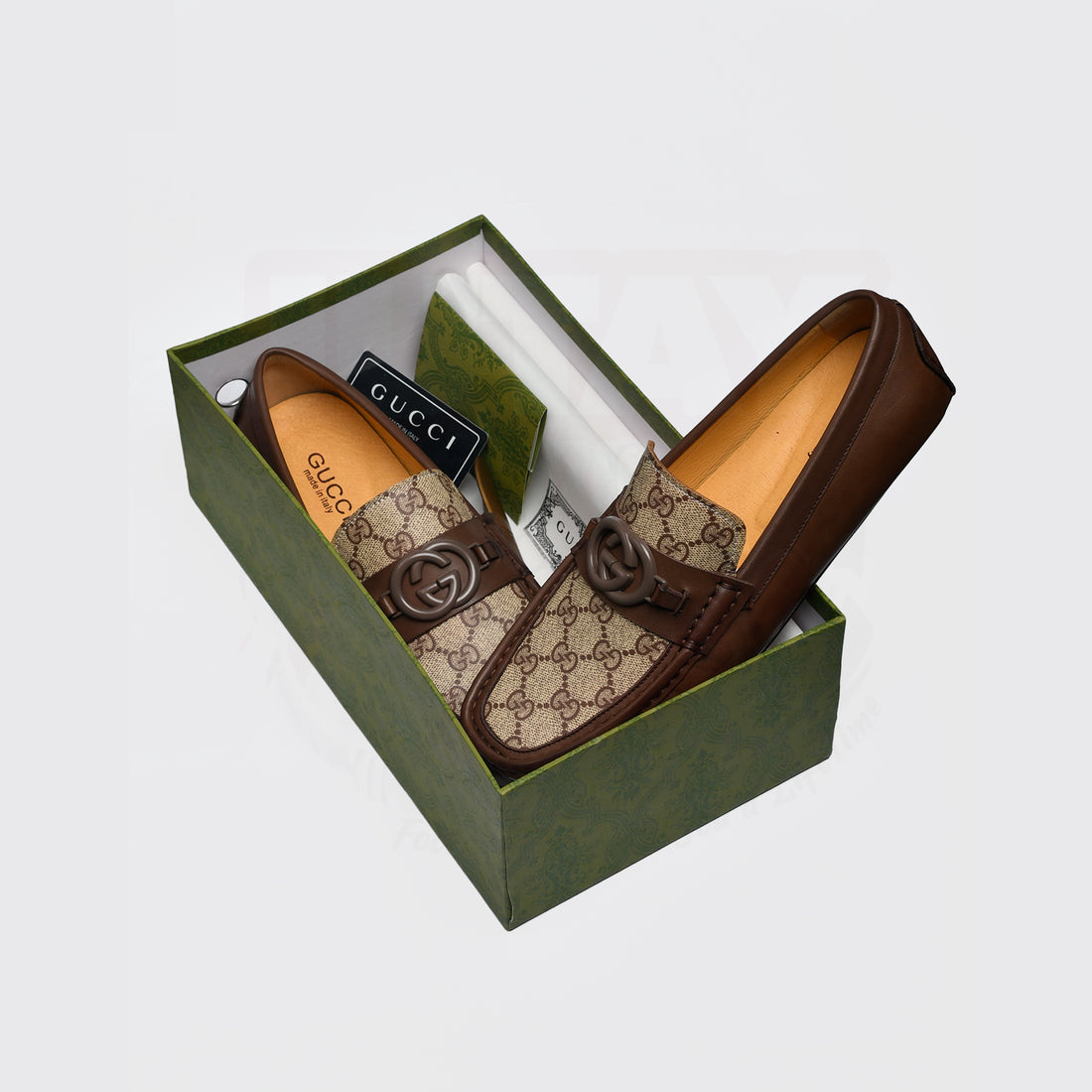 GUCC LOAFER - BROWN (A015)