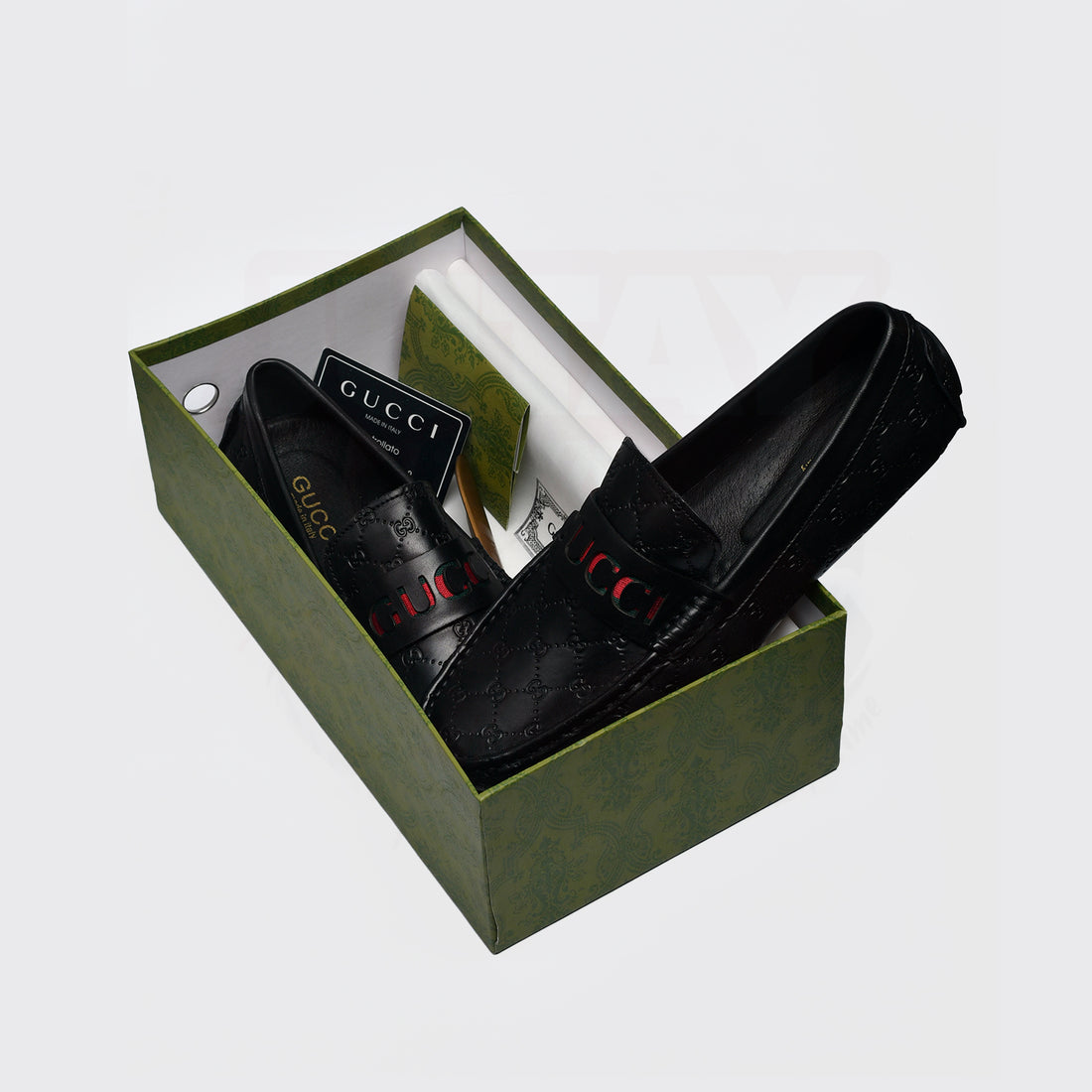 GUCC LOAFER - BLACK (A006)