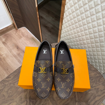 LOUI LEATHER LOAFER - BROWN  (ND5215)