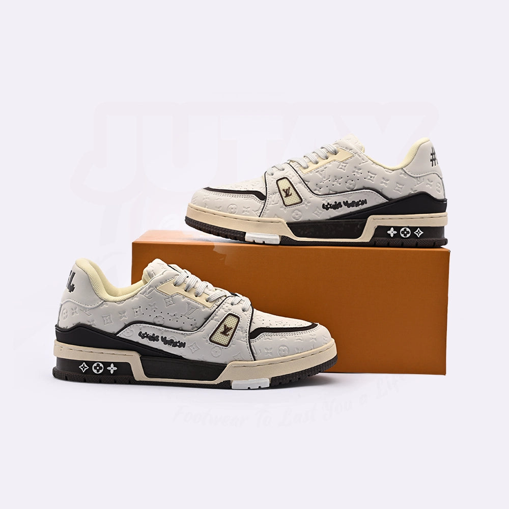 LOUI TRAINER - WHITE BROWN