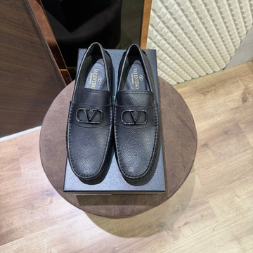 VALEN LEATHER LOAFER - BLACK (SA007)