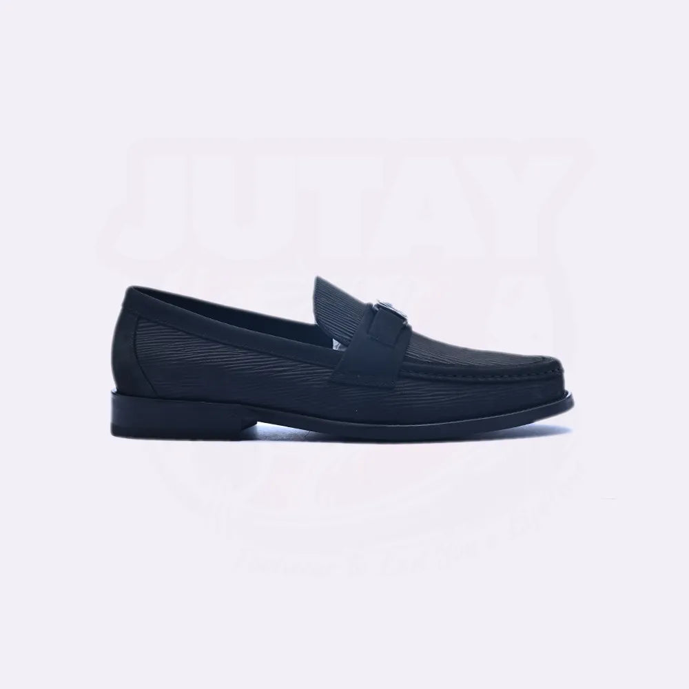 L V MAJOR LOAFER - MATTE BLACK (A1104)