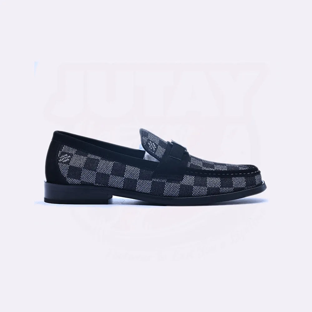 L V MAJOR LOAFER - GRAPHITE PATTERN (A1103)