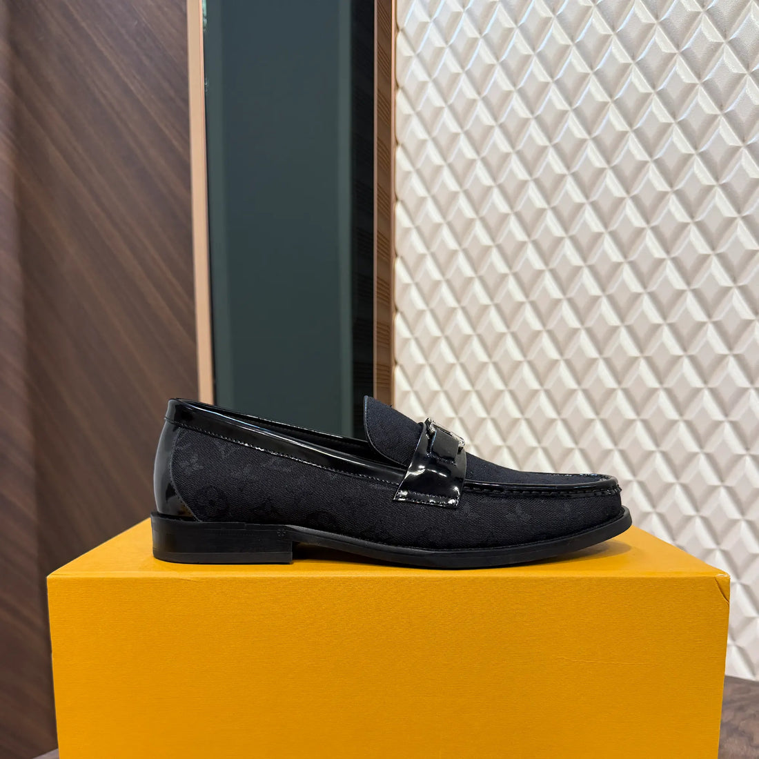 LOUI MAJOR LOAFER - BLACK JACQUARD (SA049)