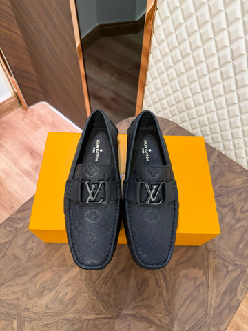 LOUI LEATHER LOAFER - BLACK (0166-13)