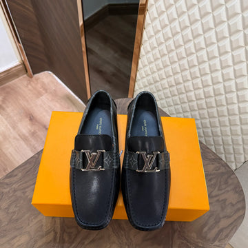 LOUI LEATHER LOAFER - BLACK (ND0168)
