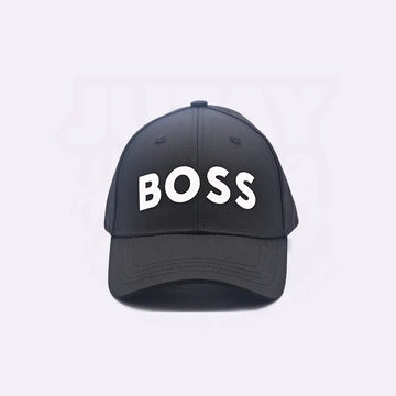 BOSS CAP - BLACK WHITE