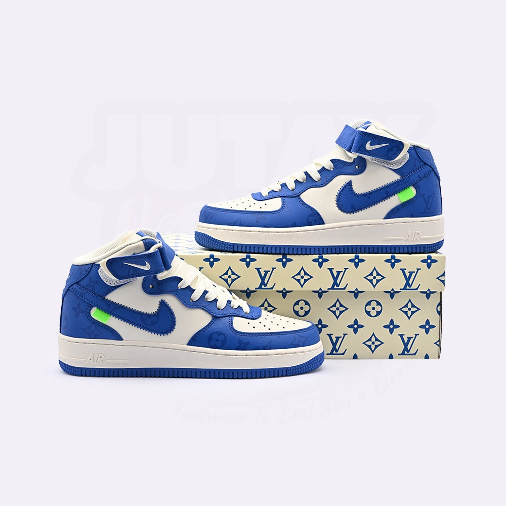 AIRFORCE 1 MIDS - ROYAL BLUE