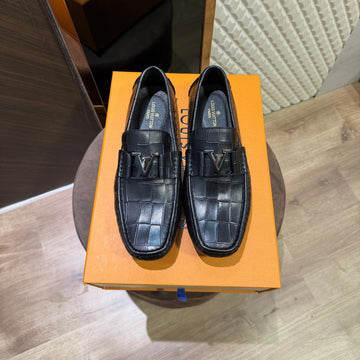 LOUI LEATHER LOAFER - BLACK (SA001)