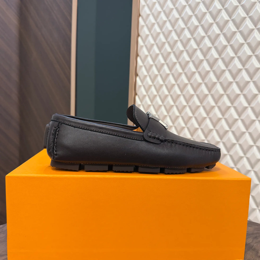 LOUI LEATHER LOAFER - BROWN (ND8067)