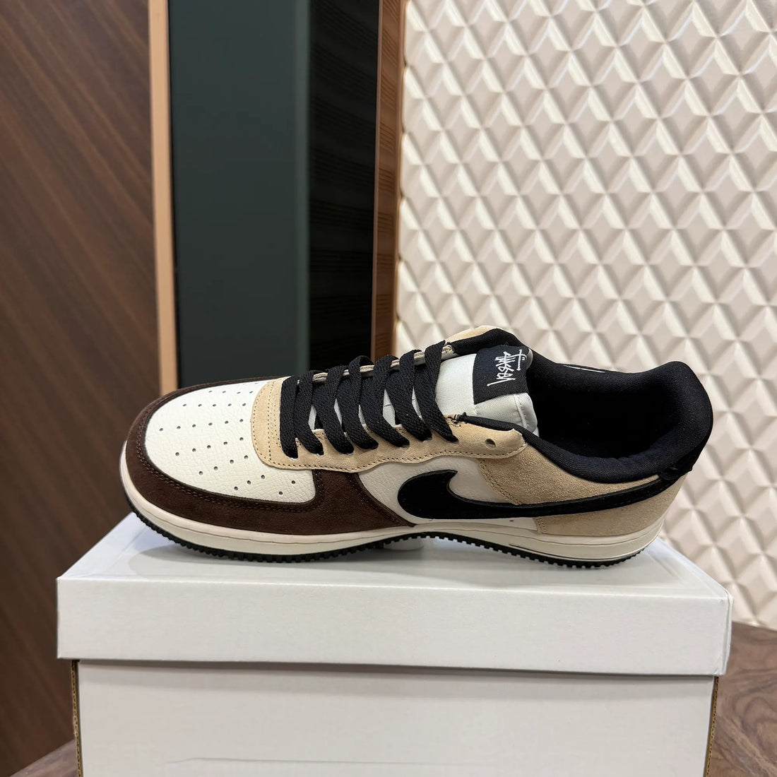 AIRFORCE 1 - STUSSY NF MOCHA (CUSTOMIZED)