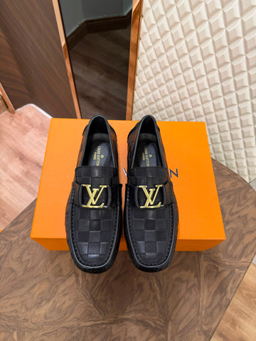 LOUI LEATHER LOAFER - BLACK (SA056)