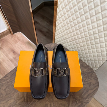 LOUI LEATHER LOAFER - BROWN (ND0168)