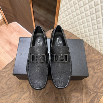 BLM LEATHER LOAFER - BLACK (SA034)