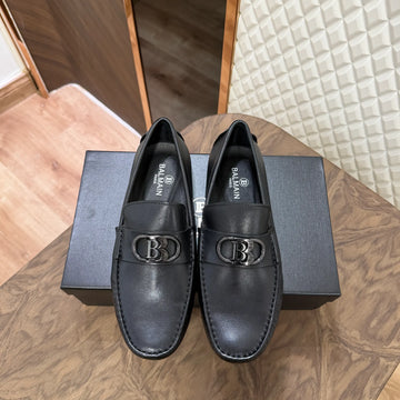 BLM LEATHER LOAFER - BLACK (SA058)