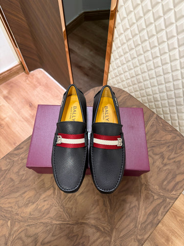 BELLY LEATHER LOAFER - BLACK (SA027)