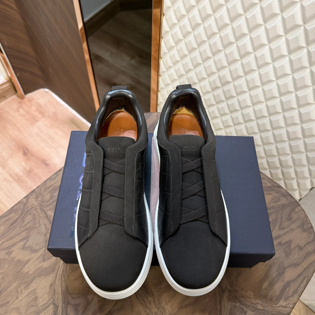 ZEGN TRIPLE STITCH - COFFEE