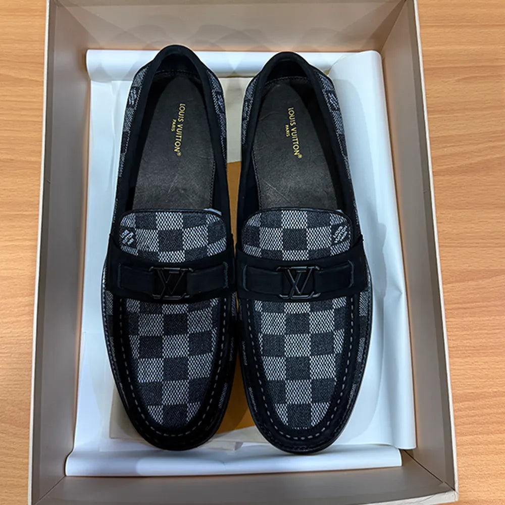 L V MAJOR LOAFER - GRAPHITE PATTERN (A1103)