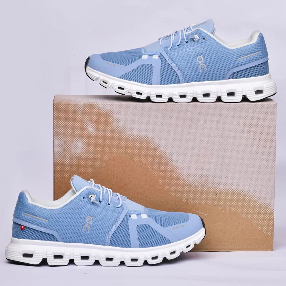 ON CLOUD 6 - CHAMBRAY WHITE