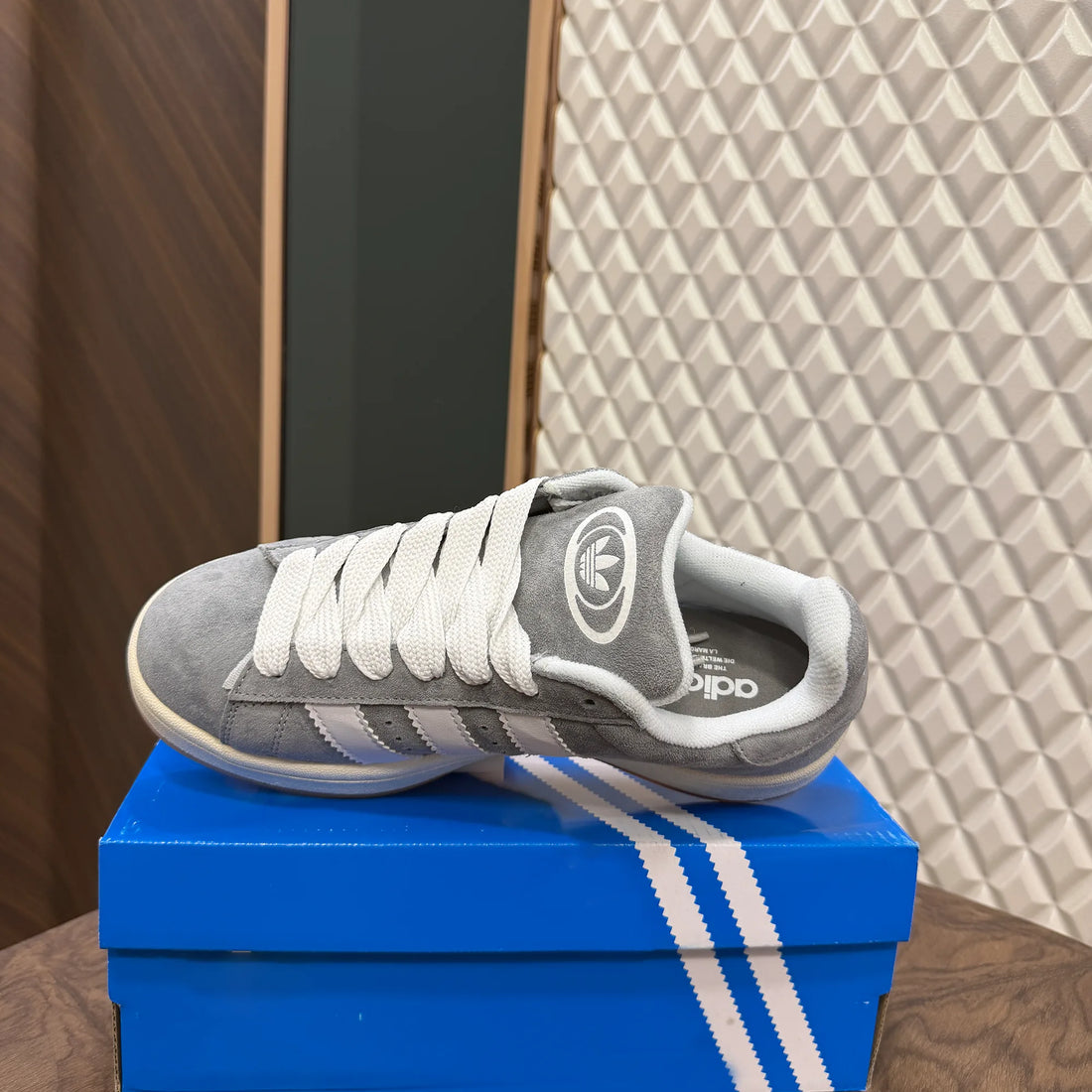 CAMPUS - GREY ( REAL SUEDE)
