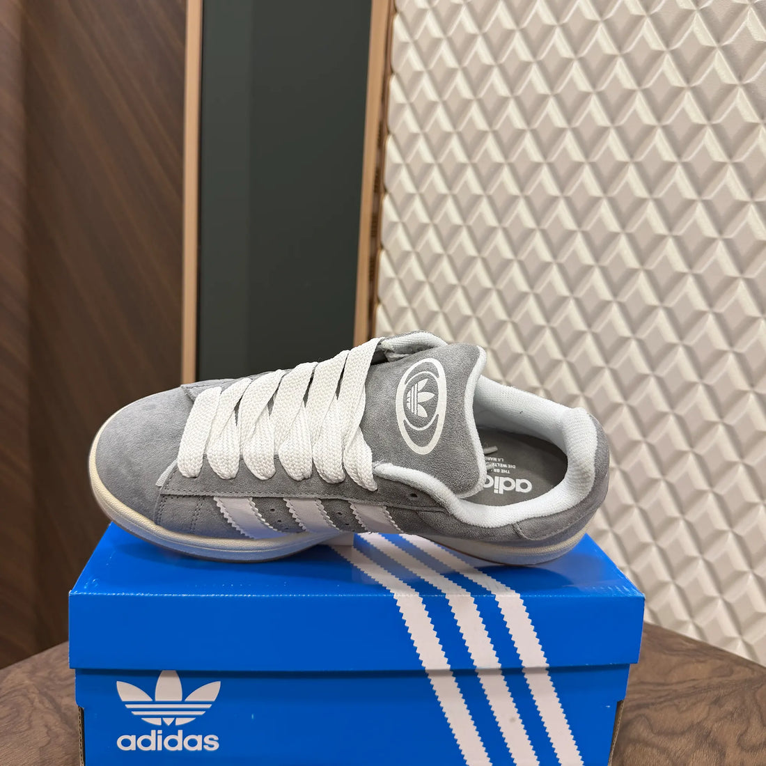 CAMPUS - GREY ( REAL SUEDE)